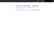 Tablet Screenshot of geisslerroofing.com